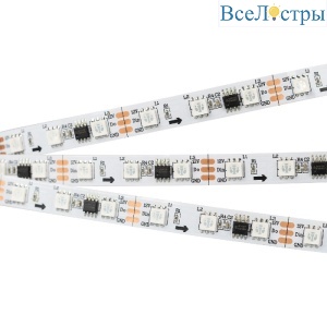 Светодиодная лента Arlight SPI-B60-10mm 12V RGB-PX3 14.4 W/m, IP20, 5060, 5m 026367(2)
