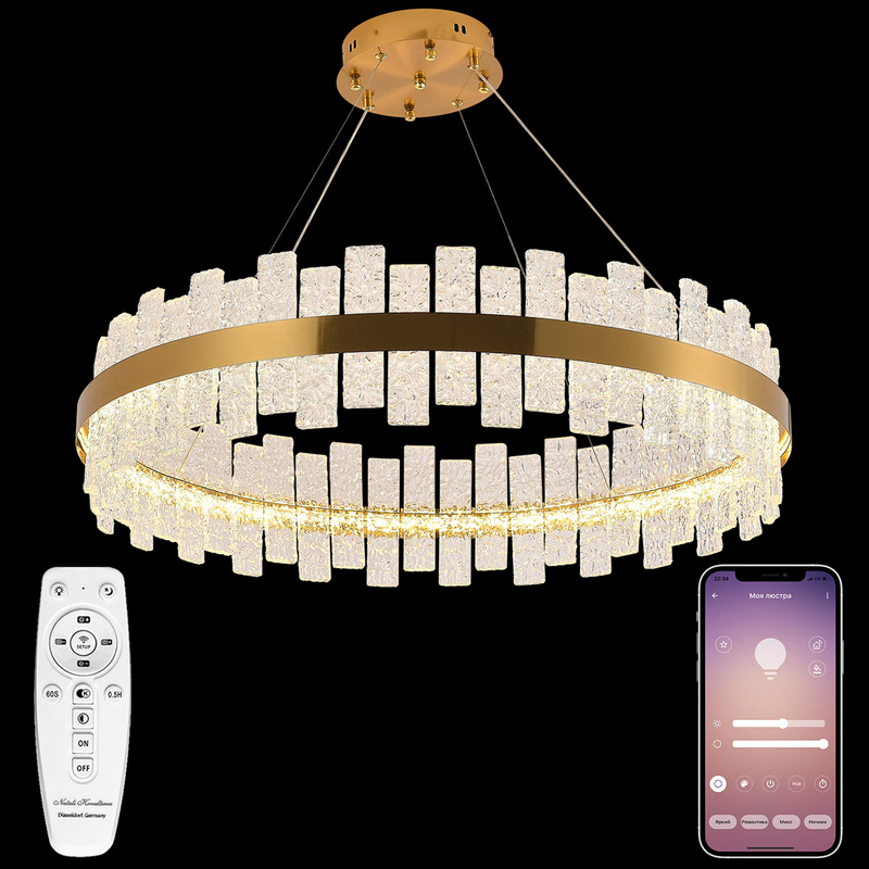 подвесная люстра natali kovaltseva led lamps 81268