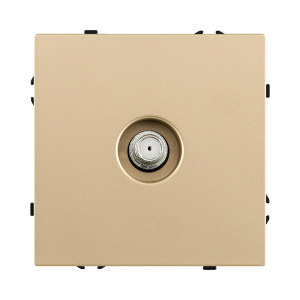 Розетка TV, золотой Kollinger Eclipse EC-020GD