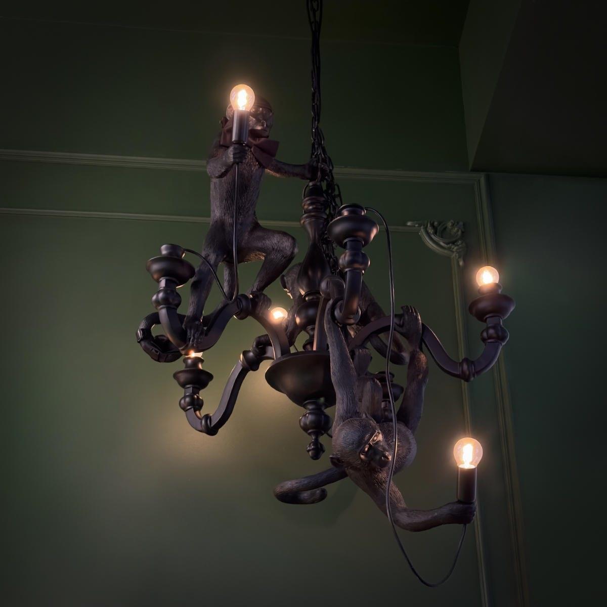 подвесная люстра loft it monkey 10314 black