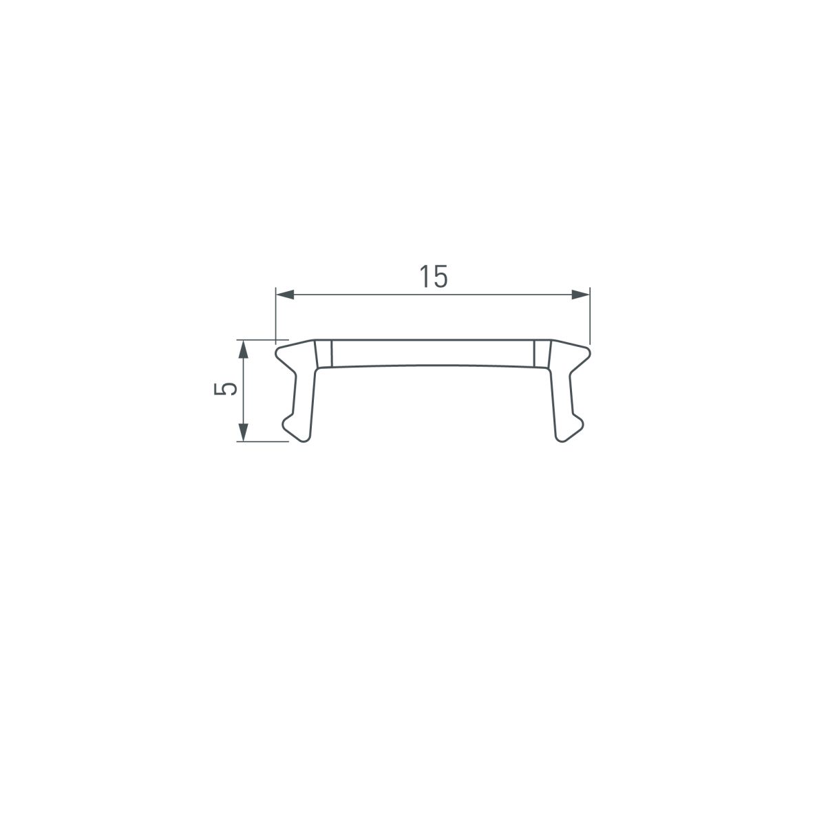 экран arlight line-2000 narrow white (пластик) 058284