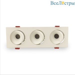 Встраиваемый светильник AM Group AM480-3 WH+WH 23,1W