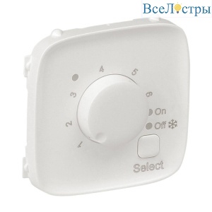 Лицевая панель Legrand Valena Allure термостата для теплых полов жемчуг 755329