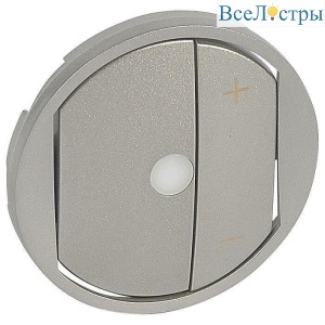 Лицевая панель Legrand Celiane диммера IOBL титановая 068375