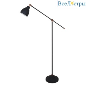 Торшер Arte Lamp Braccio A2054PN-1BK