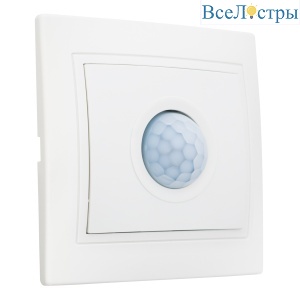 Выключатель с датчиком движения скрытой установки 250 Вт IP20,слоновая кость "Дельта" General 477261