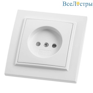 Розетка Feron Stekker Эрна б/з 10A 250V белый PST10900901 39049