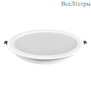 Встраиваемый светильник Volpe ULM-Q237 24W/4000K WHITE UL-00013165