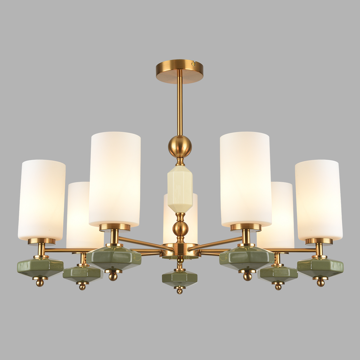 люстра на штанге lumion moderni mila 8427/7c