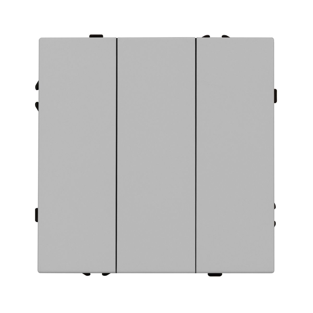 механизм выключателя трехклавишный непроходной arlight swt-nobe-mk03-sfpl-is (230v, 10a) (никель) 061800