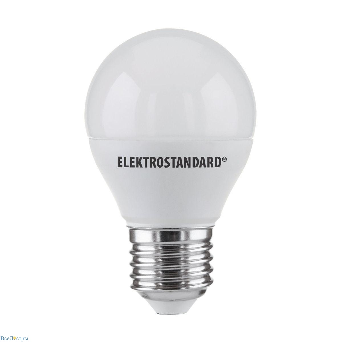 лампа светодиодная elektrostandard e27 7w 3300k матовая a048624