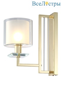 Бра Crystal Lux Nicolas AP1 Gold/White