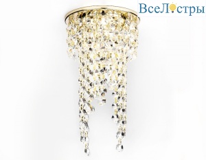 Встраиваемый светильник Ambrella Light K2071 G/CL