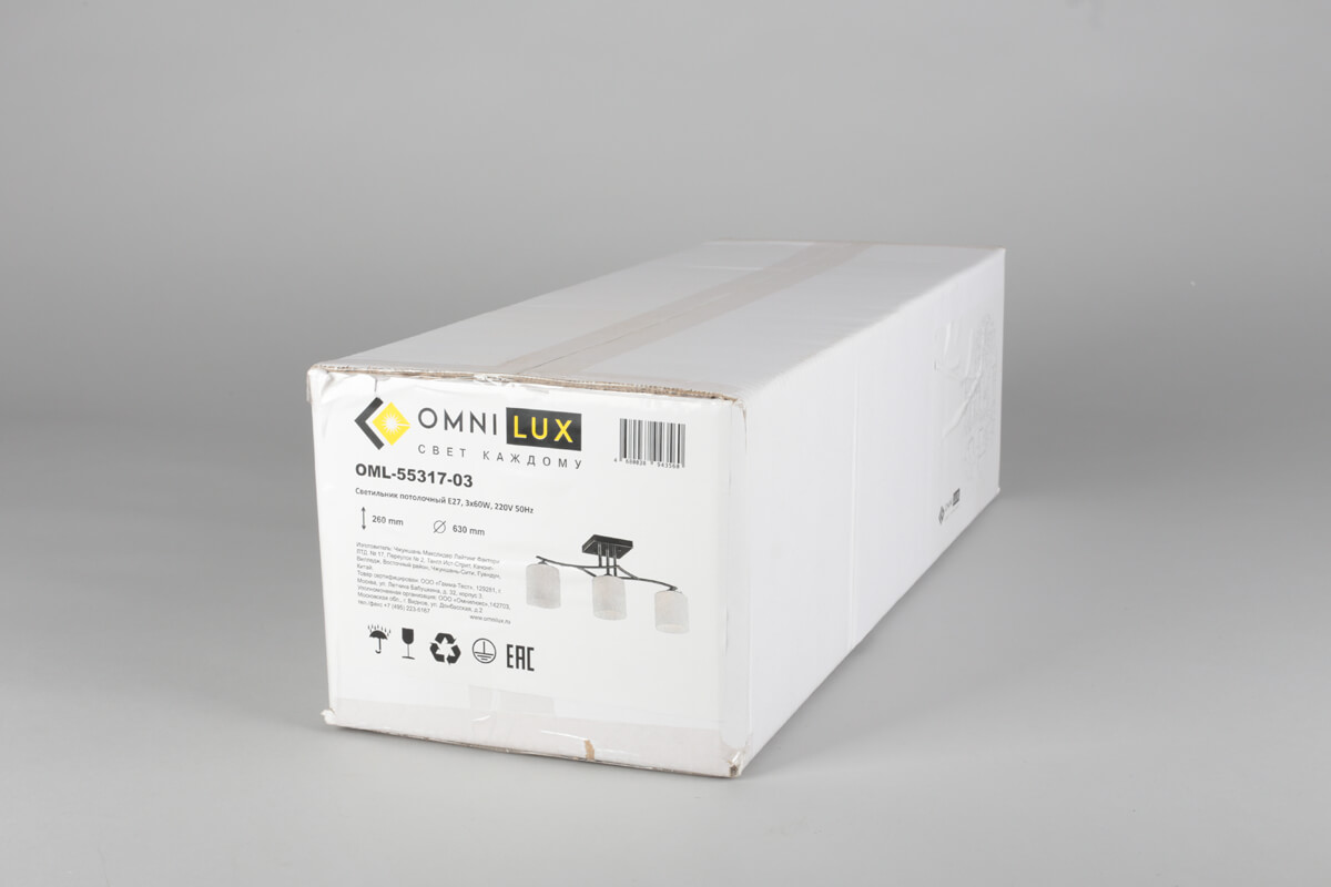 потолочная люстра omnilux pisticci oml-55317-03