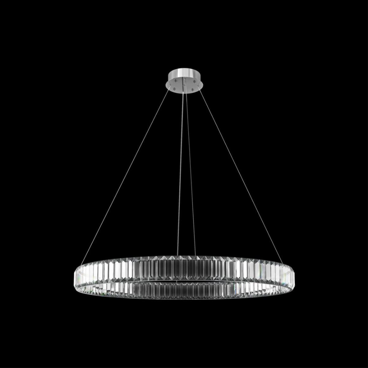 подвесная люстра loft it crystal ring 10135/800 chrome