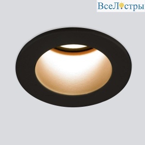 Встраиваемый светодиодный светильник Elektrostandard 25023/Led 7W 4200K BK черный 4690389177224