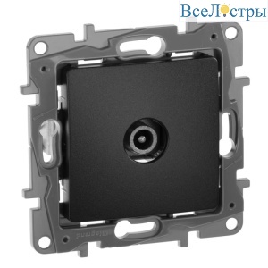 Розетка TV оконечная Legrand Etika Антрацит 672665