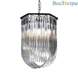Подвесная люстра Delight Collection Murano Glass KR0116P-6 black