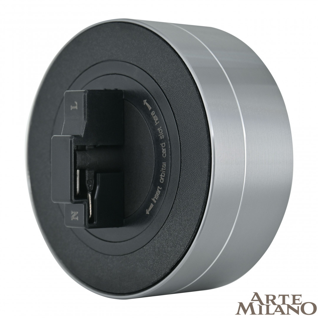 трековый светильник arte milano am-track-sockets 380011tls/lws grey