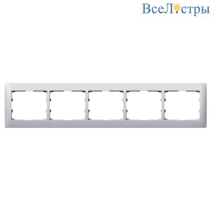 Рамка 5-постовая Legrand Galea Life алюминий 771305