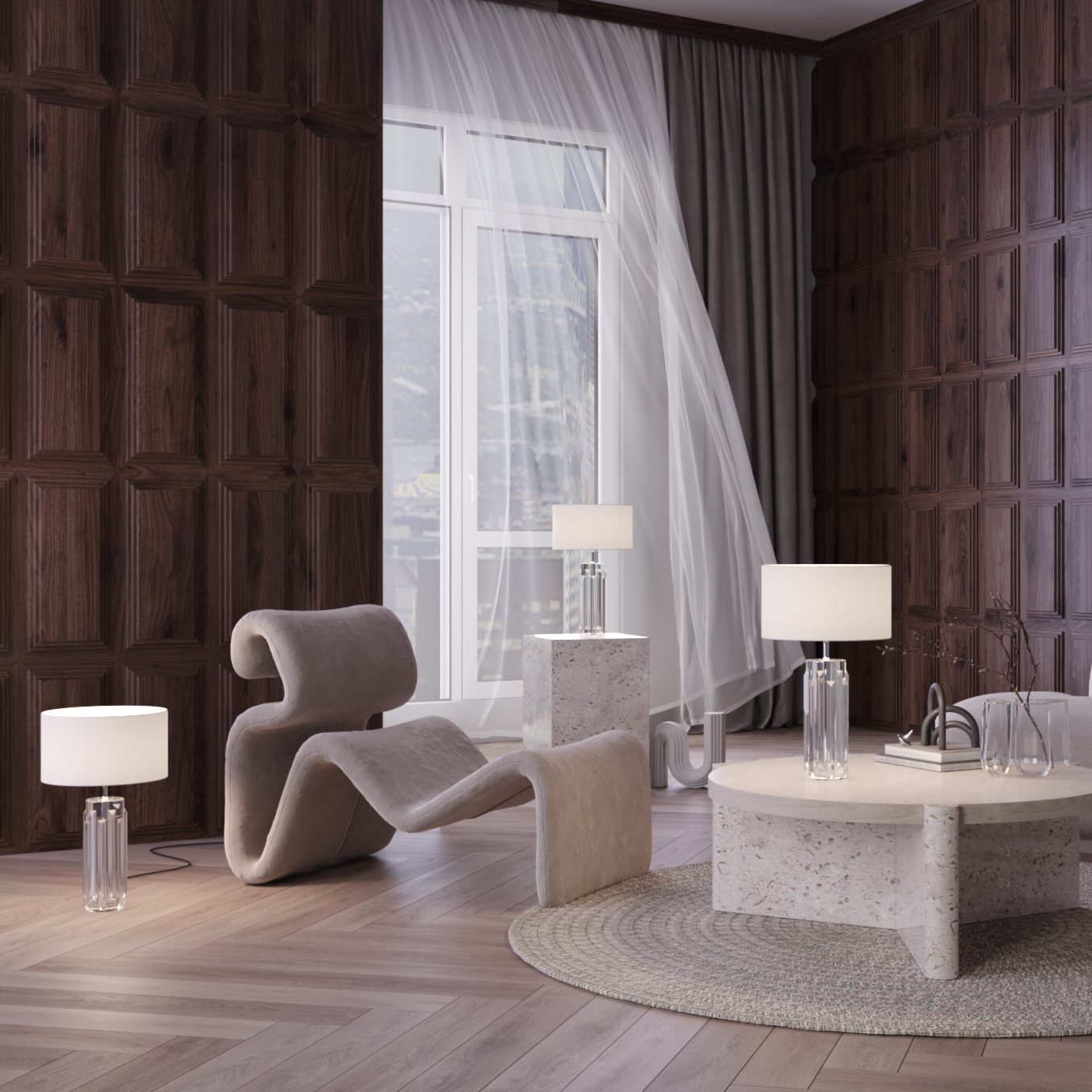 настольная лампа maytoni muse mod304tl-01ch