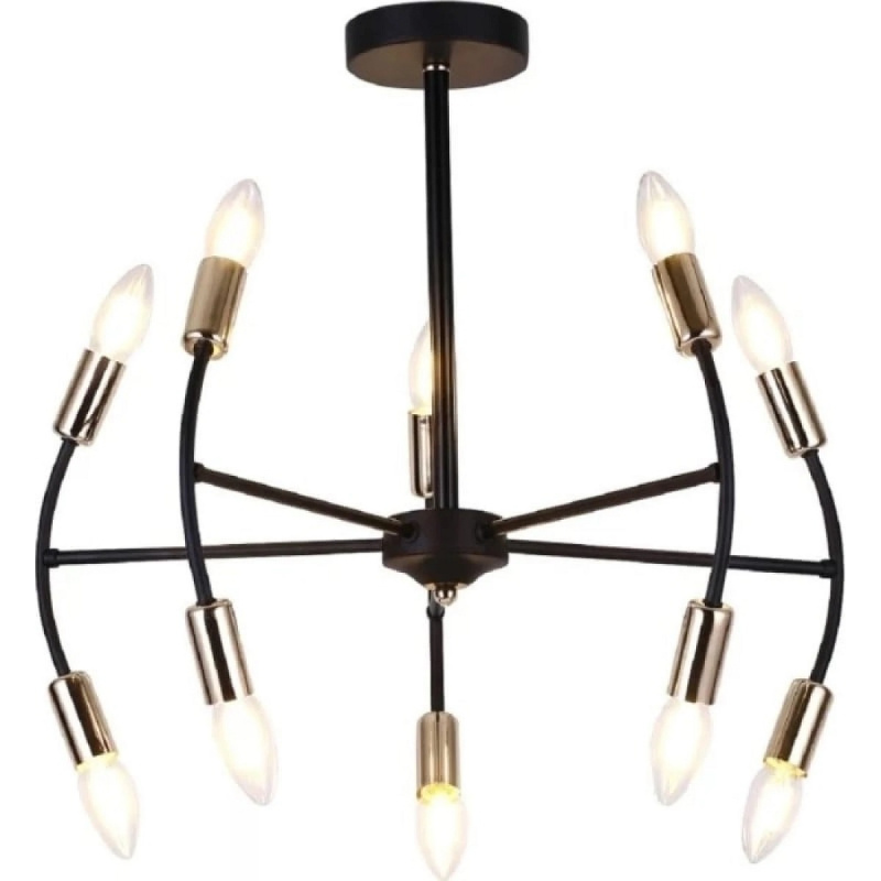 люстра на штанге freya ingrid fr5087pl-10b