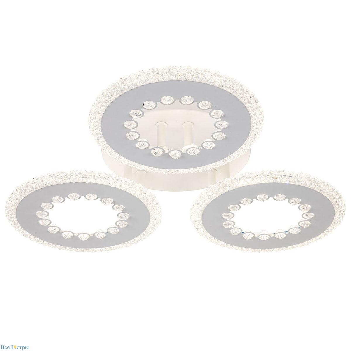 потолочная светодиодная люстра escada dew 10233/3led