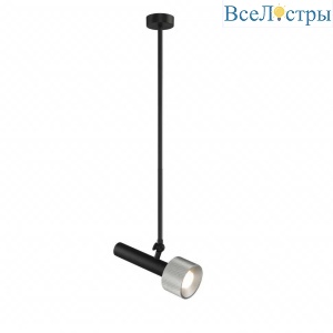 Подвесной светильник iLedex Delta 2361-1 BK+SL