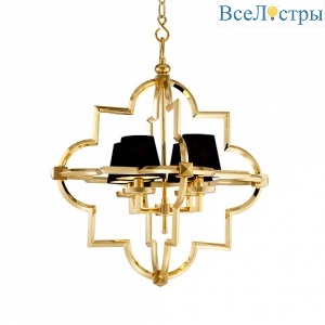 Подвесная люстра Delight Collection Mandeville KM0728P-4M gold/black