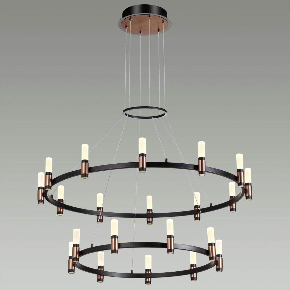 подвесная светодиодная люстра odeon light candel 5009/98l