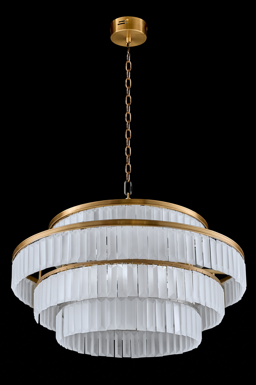 подвесная люстра mia le3014/600 brass