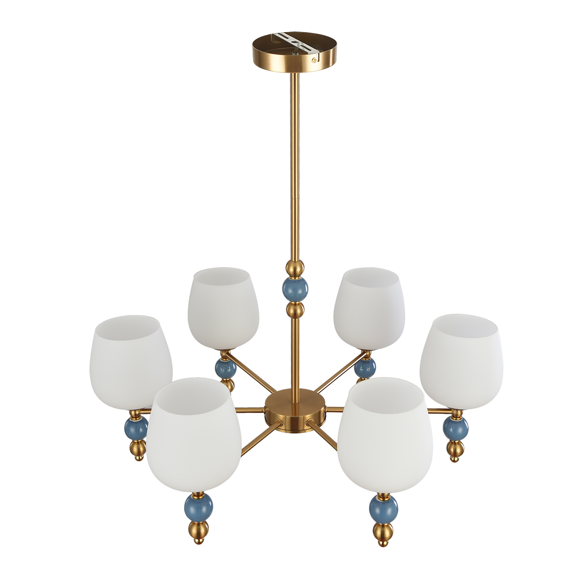 люстра на штанге lumion moderni lolita 8426/6c