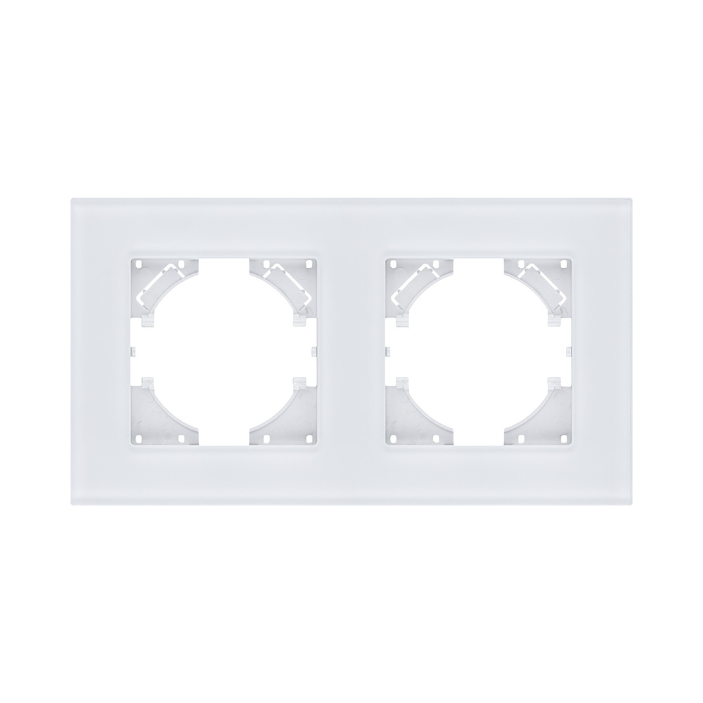 рамка 2-постовая, стекло белый kollinger reflex mg rm2wh