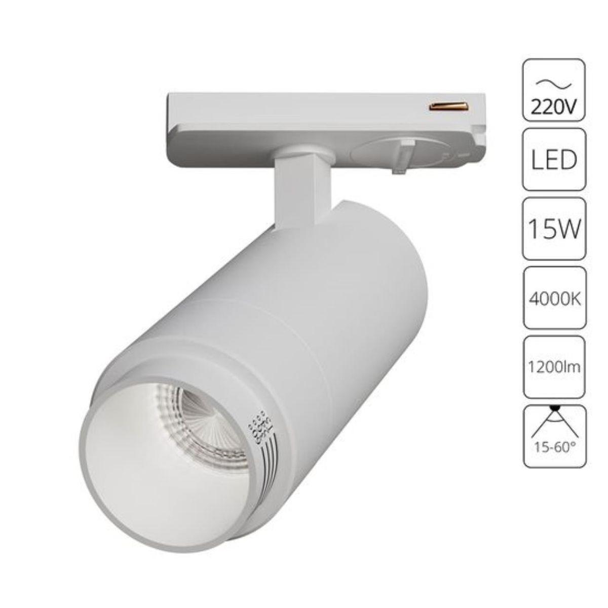 трековый светодиодный светильник arte lamp merak a3540pl-1wh