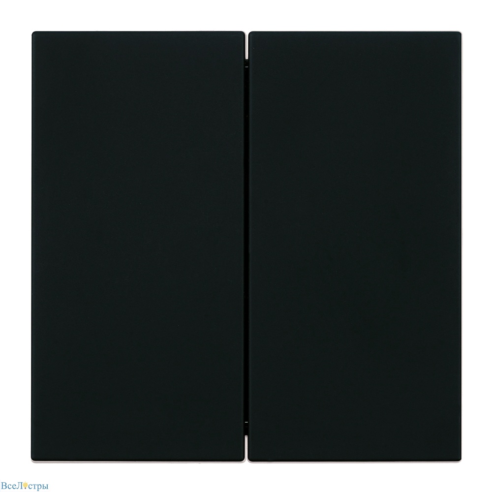 переключатель 2-клавишный (механизм) stekker мия 250в 10а rsw10-3107-05 черный бархат 50448