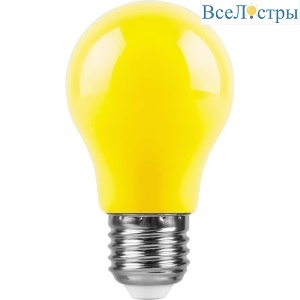Лампа светодиодная Feron E27 3W желтая LB-375 25921