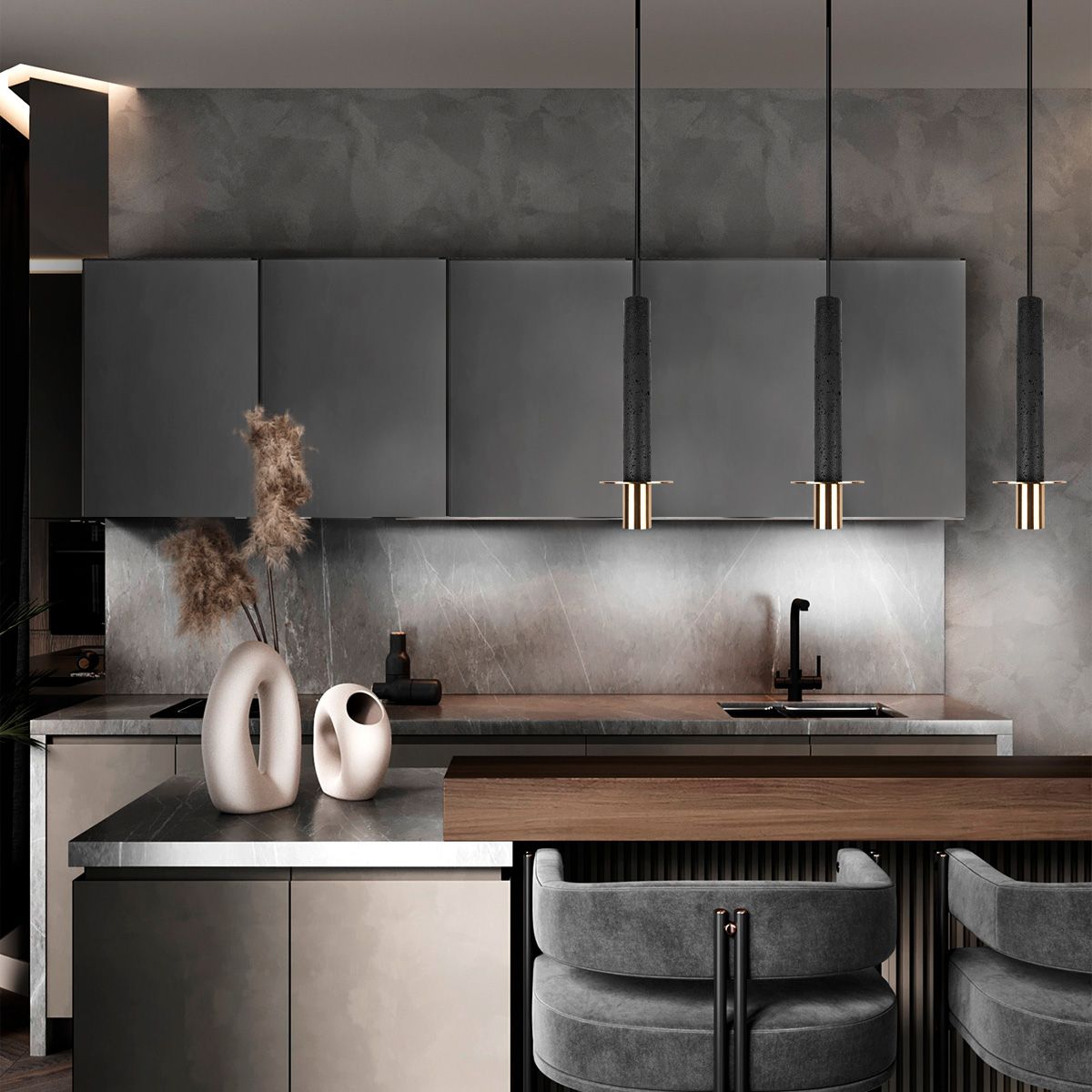 подвесной светодиодный светильник loft it lava 10361c
