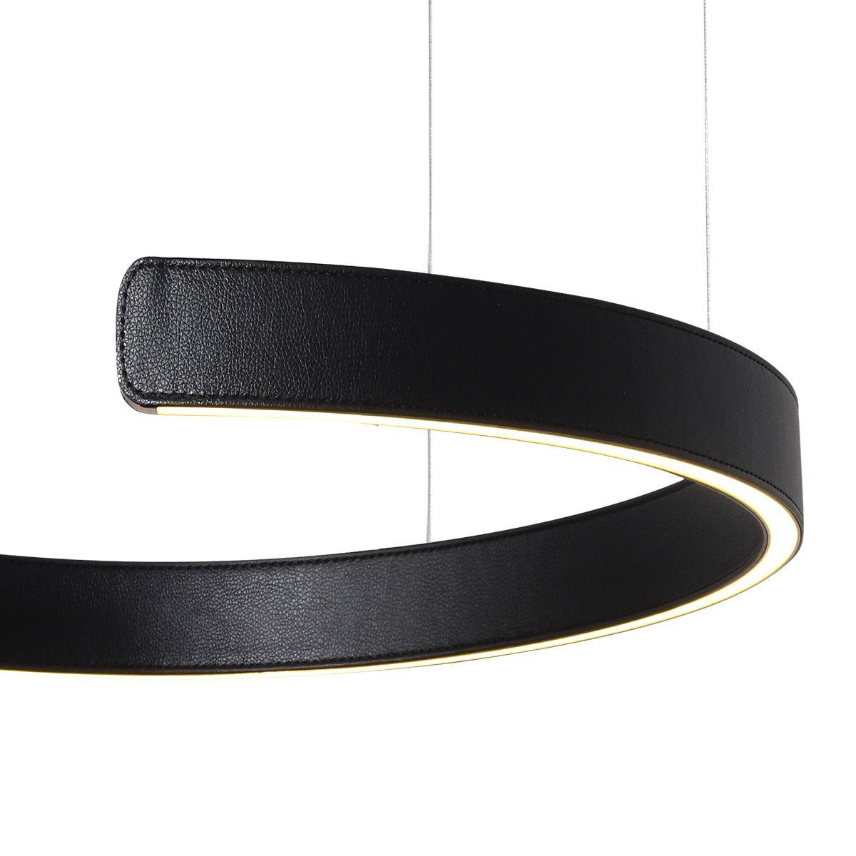 подвесной светодиодный светильник loft it ring 10025/400 black