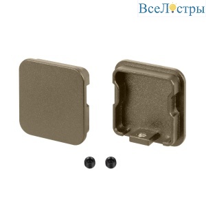 Заглушка Arlight LINE-D-3030 SQUARE OLIVE GREY 055452