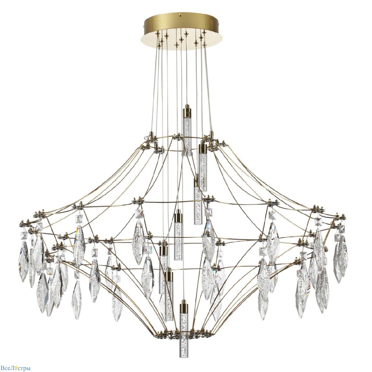 подвесная люстра odeon light flamenco 7000/51cl