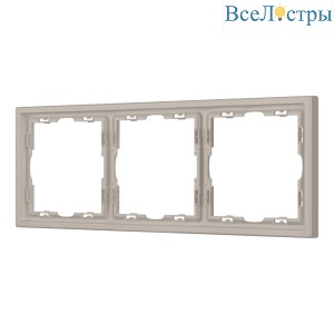 Рамка пластиковая Arlight FRM-NOBE-SFPL-3-CA 059458