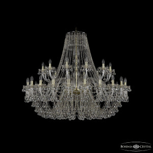 Подвесная люстра Bohemia Ivele Crystal 1409/24+12/530 G