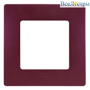 Рамка 1-постовая Legrand Etika сливовая 672561