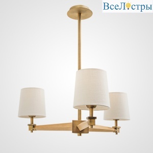 Люстра на штанге ImperiumLoft Stavra Jorgenson White/Dark Wood 203579-26
