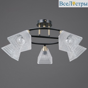 Потолочная люстра Illumico IL0850-5CSQ-25BKAB ELITE