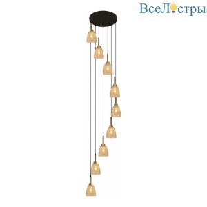 Подвесная люстра Reluce 09011-0.9-09 Amber