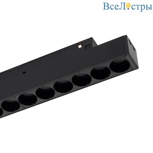 Трековый магнитный светильник Arlight MAG-ORIENT-DOTS-L465-16W Day4000-MIX (BK, 24 deg, 48V, TUYA Zigbee) (IP20 Металл) 053813
