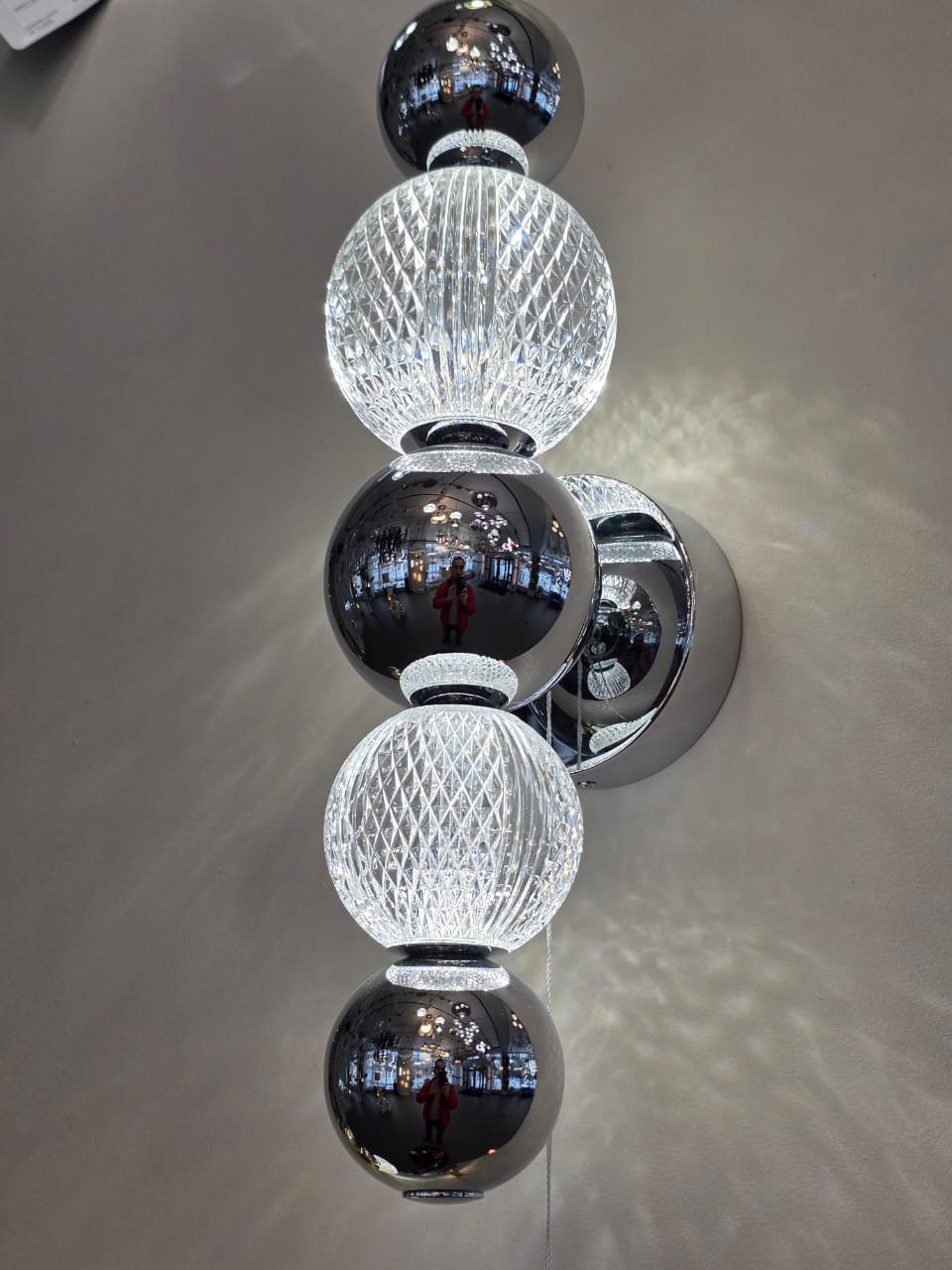 бра odeon light crystal 5007/7wl