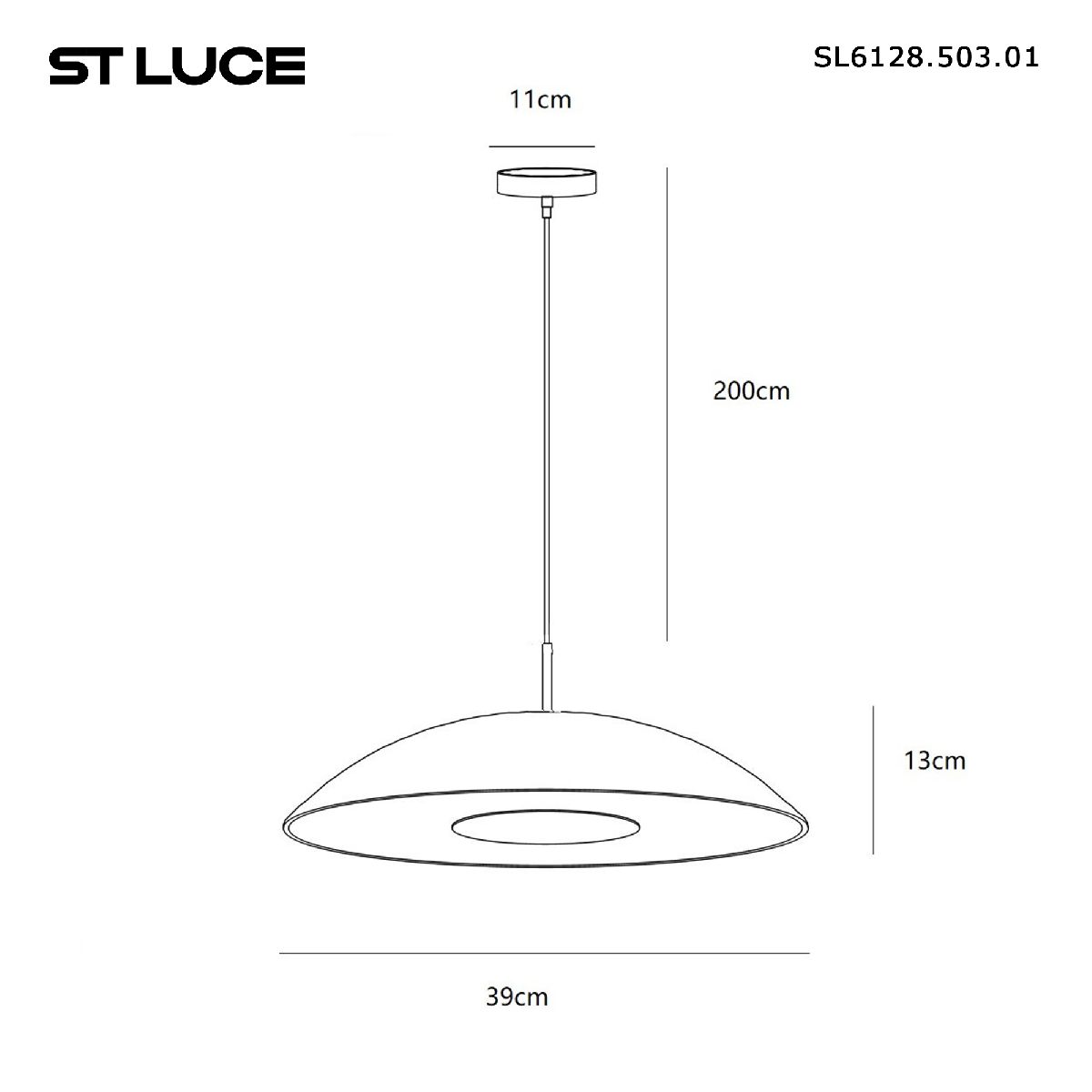 подвесной светильник st luce lid sl6128.503.01