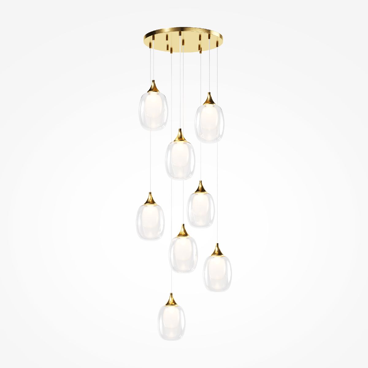 каскадная люстра maytoni aura mod016pl-08bs1